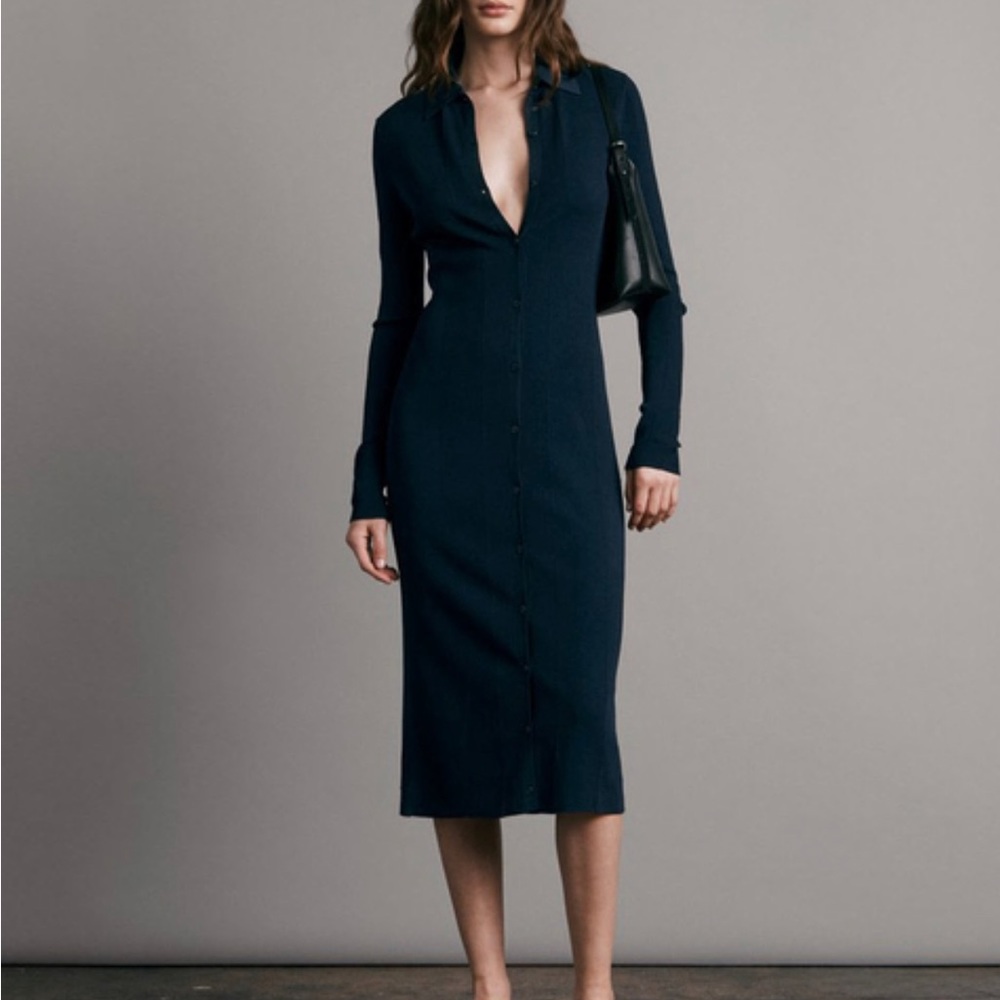 Pacey Button down Midi dress